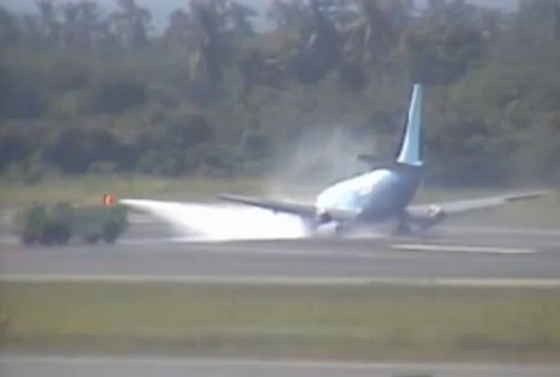 Video del Aterrizaje forzoso en Puerto Vallarta