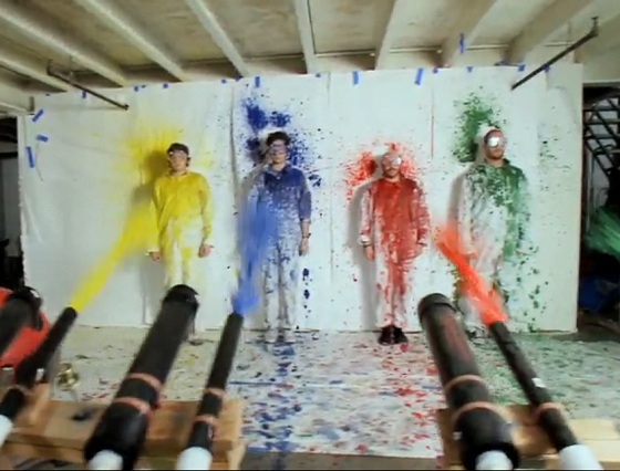 OK Go - This Too Shall Pass - Rube Goldberg Machine version - Official - Video and lyrics