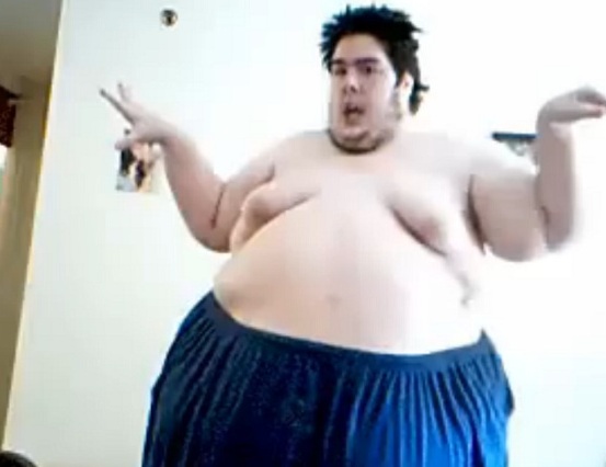 Fat guy dancing My Hump